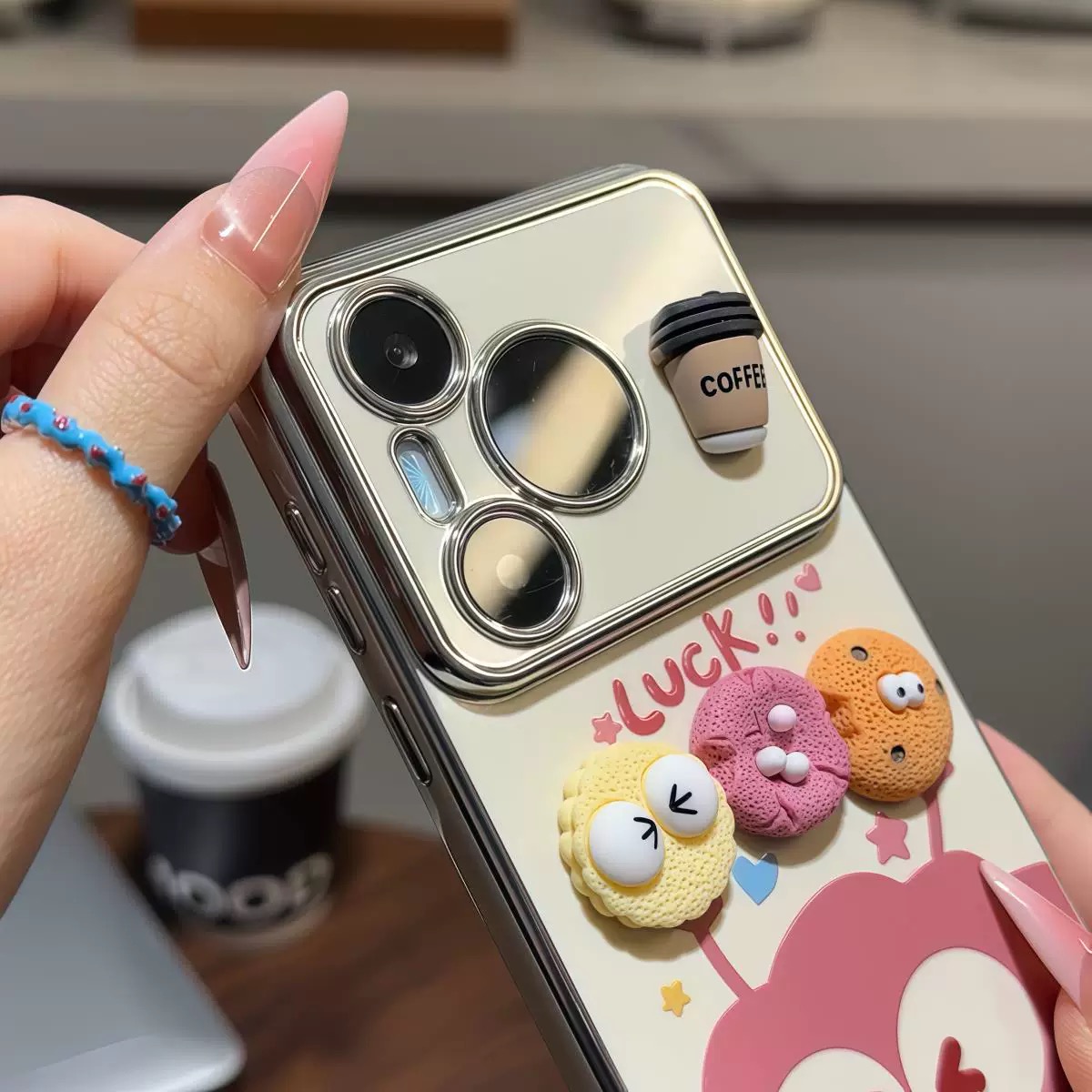 Ốp lưng Bụi than Coal Ball kèm chân kê_O35 (Iphone, Huawei, Honor, OPPO, Vivo, Xiaomi & Redmi)