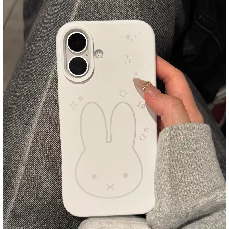Ốp lưng Miffy đầu thỏ_O96 (Tất cả các dòng Iphone)