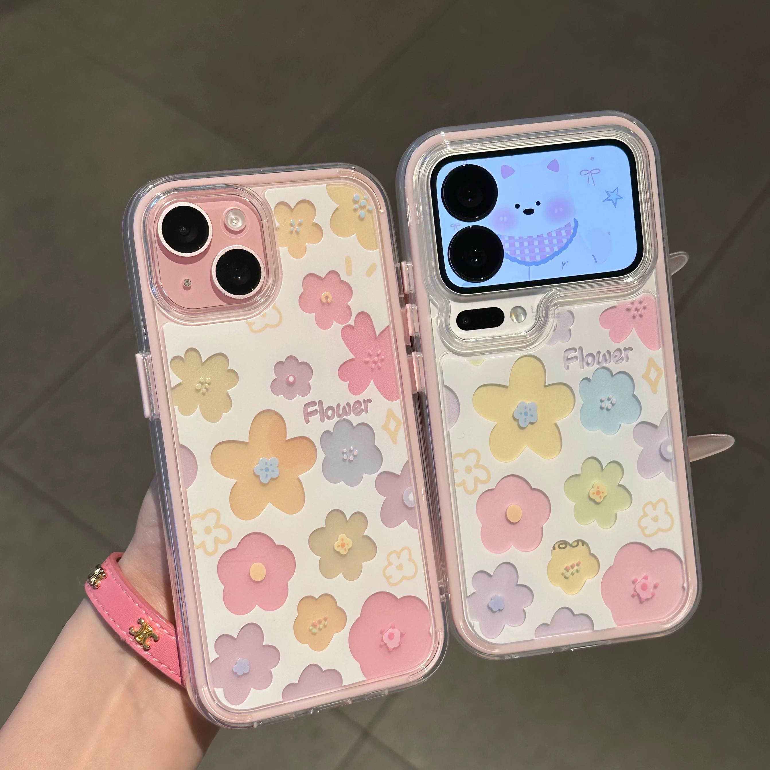 Ốp lưng hoa cúc pastel dễ thương_O10 (Iphone, Huawei, Honor, OPPO, Vivo, Xiaomi & Redmi)