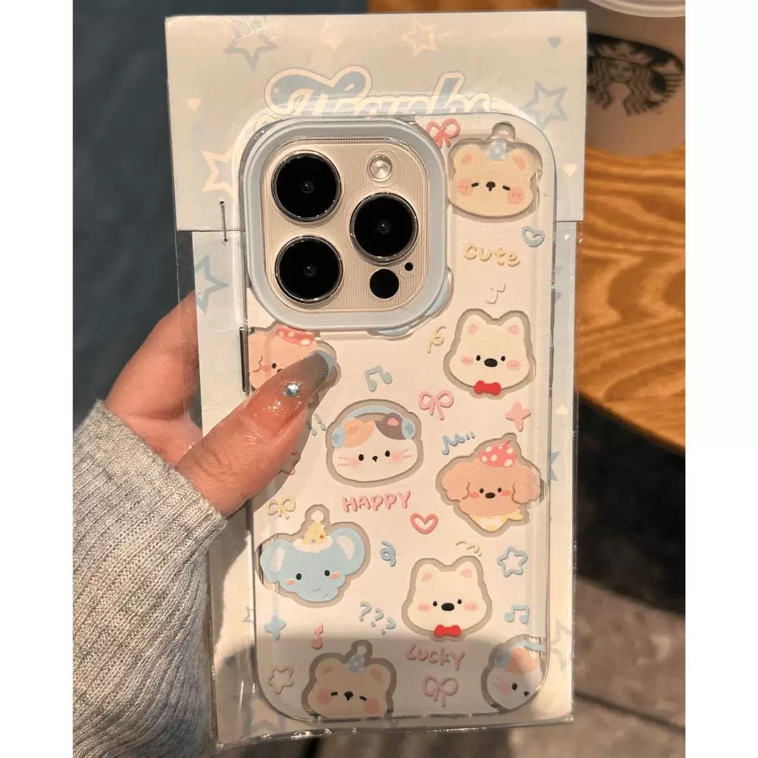Ốp lưng thú cưng chibi dễ thương_O135 (Iphone, Huawei, Honor, OPPO, Vivo, Xiaomi & Redmi)