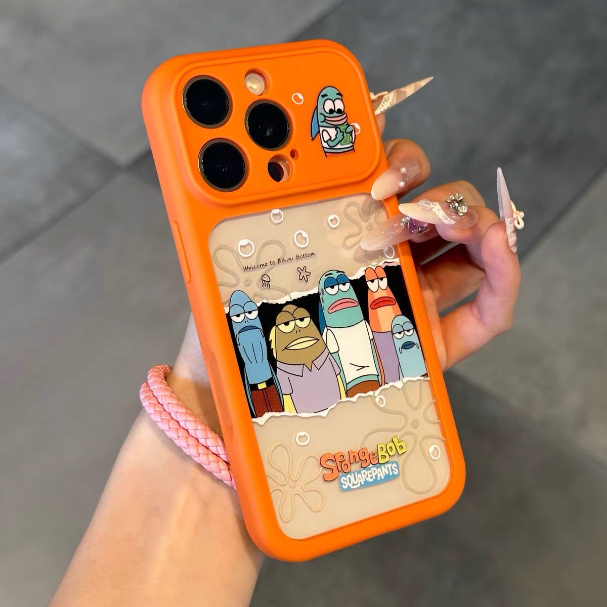 Ốp lưng SpongeBob hoạt hình nhiều màu_O174 (Tất cả các dòng Iphone)