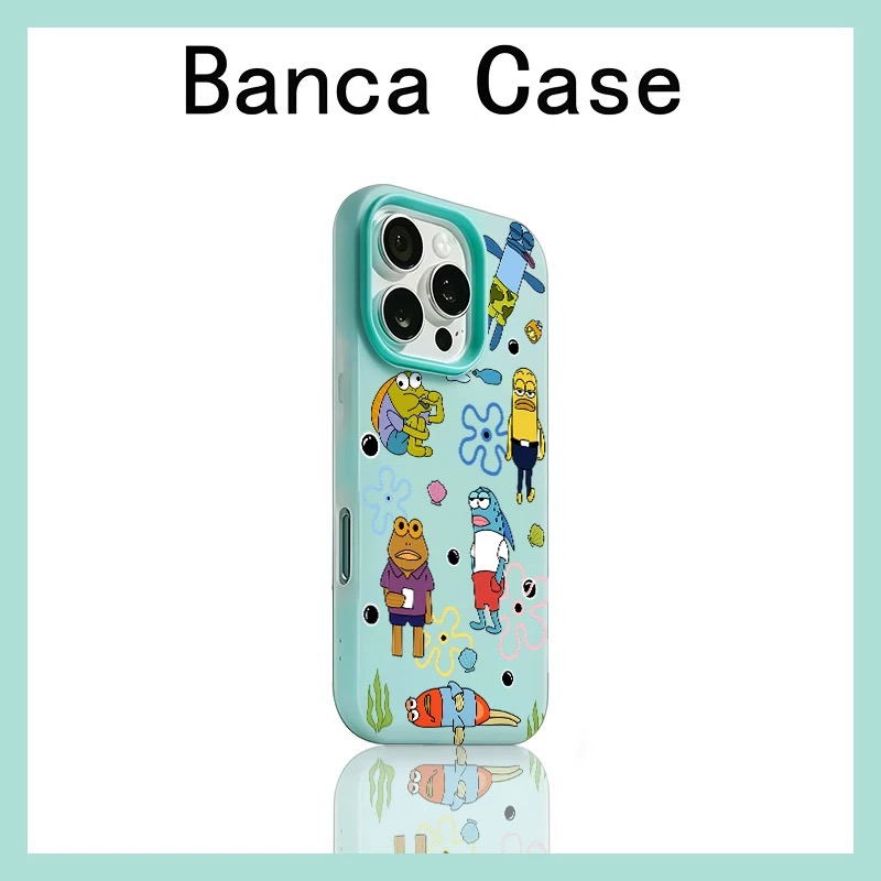 Ốp lưng SpongeBob hoạt hình biển_O82 (Tất cả các dòng Iphone)