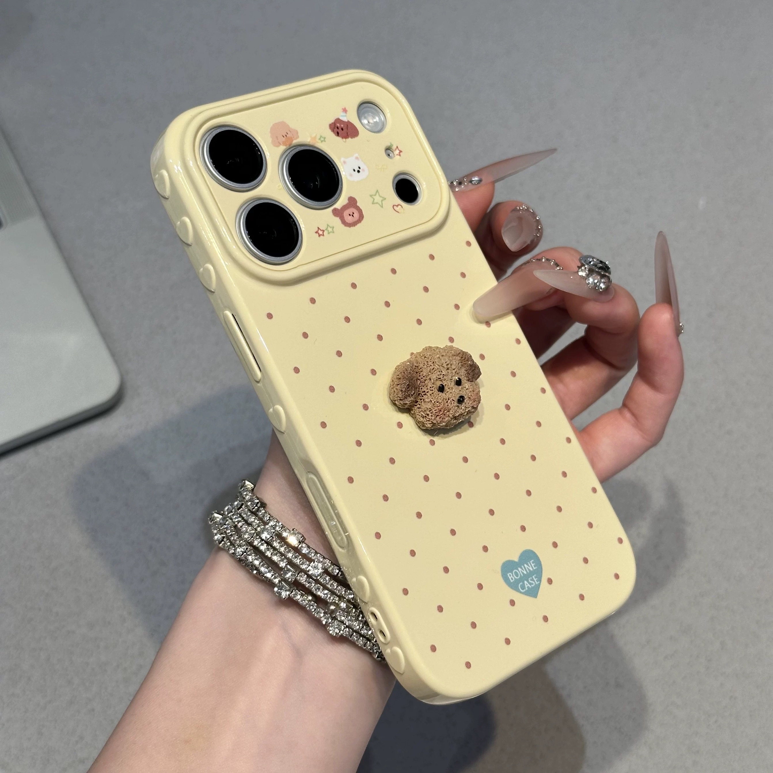Ốp lưng cún bông dễ thương_O54 (Tất cả các dòng Iphone)