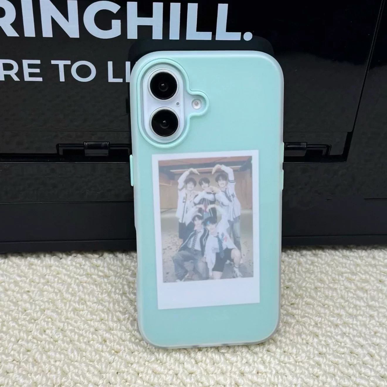 Ốp lưng silicon trơn kèm khe đựng ảnh_O20 (Tất cả các dòng Iphone)