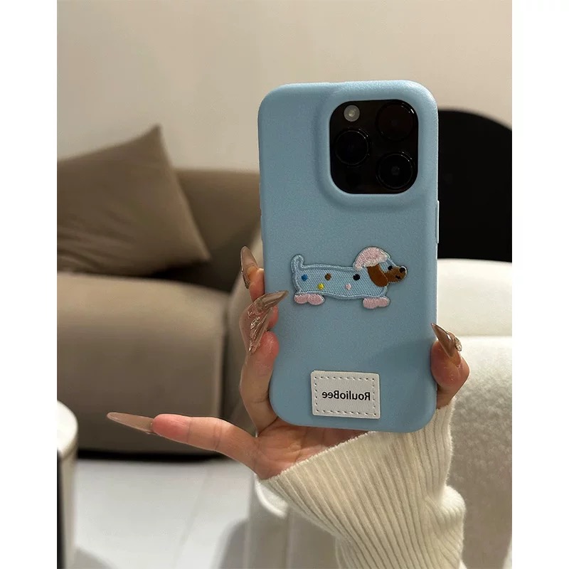 Ốp lưng chó xúc xích dễ thương_O30 (Tất cả các dòng Iphone)
