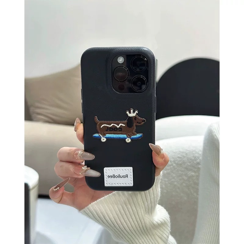 Ốp lưng chó xúc xích dễ thương_O30 (Tất cả các dòng Iphone)