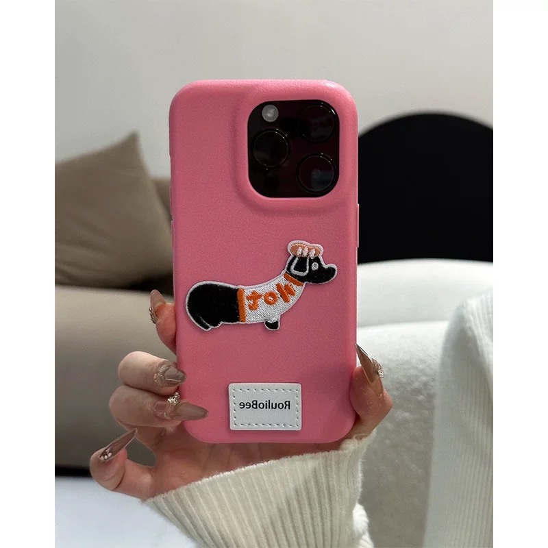Ốp lưng chó xúc xích dễ thương_O30 (Tất cả các dòng Iphone)