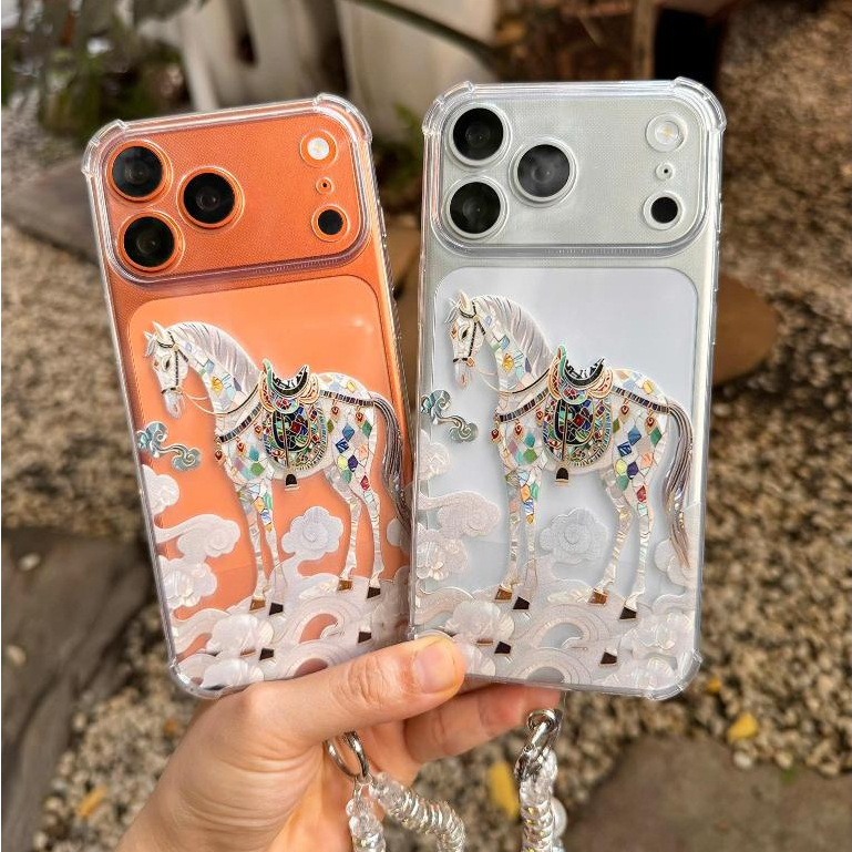 Ốp Lưng Iphone Thiên Mã Đạp Vân - Full Mã Thường/Pro/ProMax