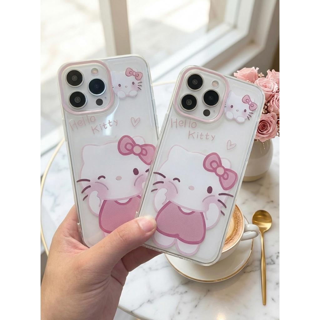 Ốp Lưng iPhone Kitty Cute Hồng