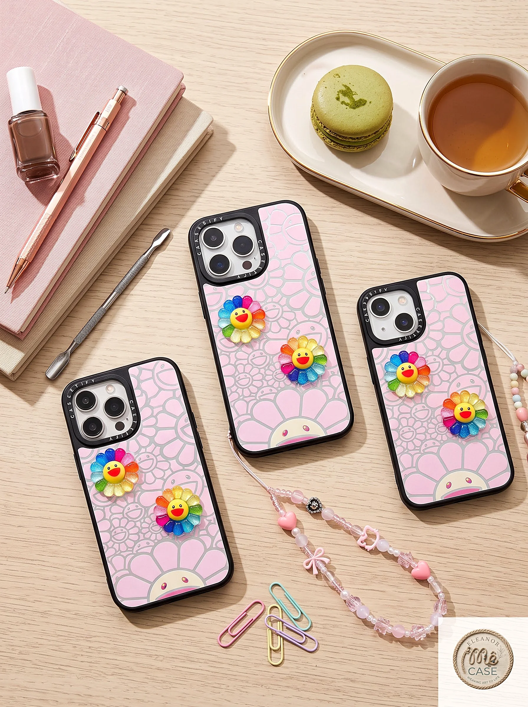 MÃ 72. Ốp Lưng Iphone Hoa Cười Hồng- Năng lượng Tích Cực Cho Ngày Mới🌈