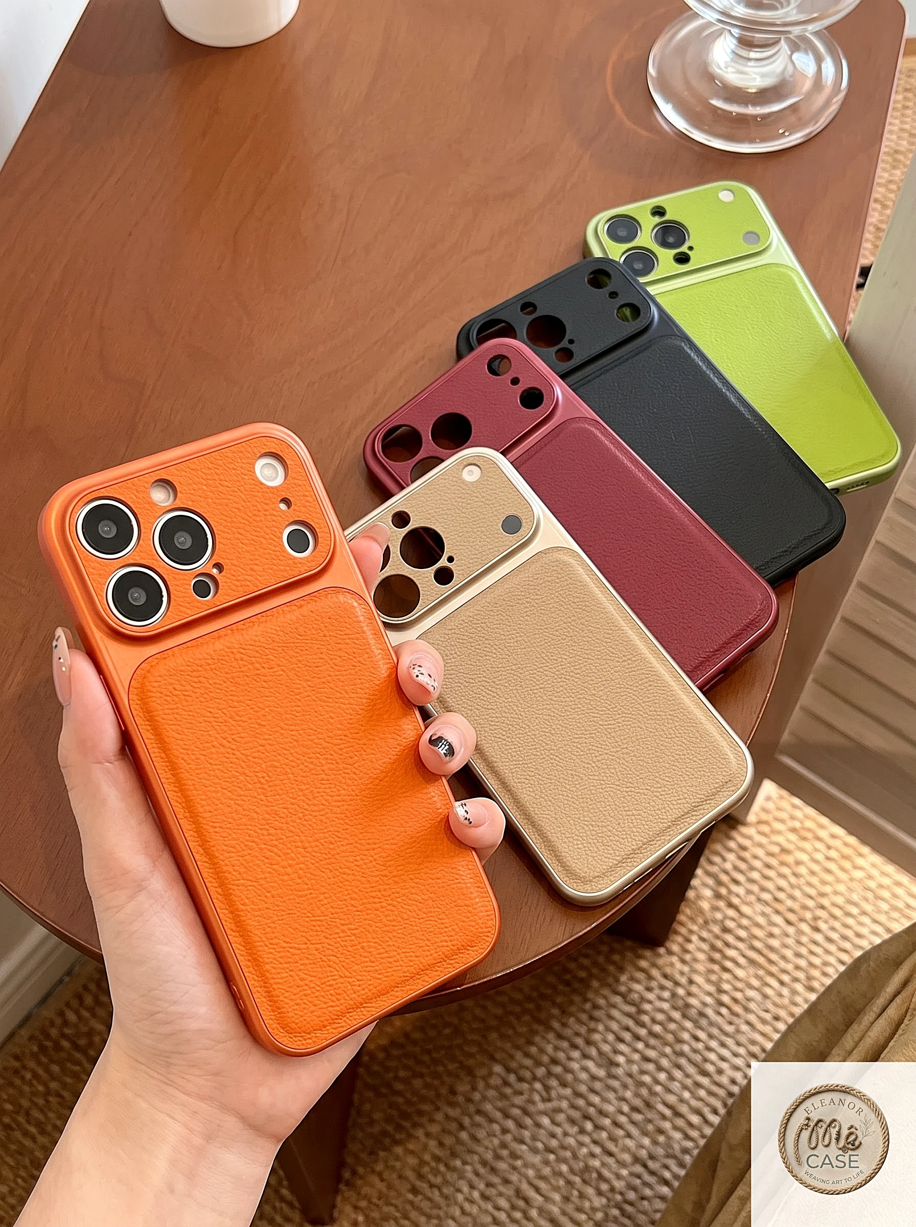 MÃ 44. Ốp Lưng iPhone Vân Da Hàng Loại 1 Minimal Leather - Thấy Là Sang , Dùng Là Mê
