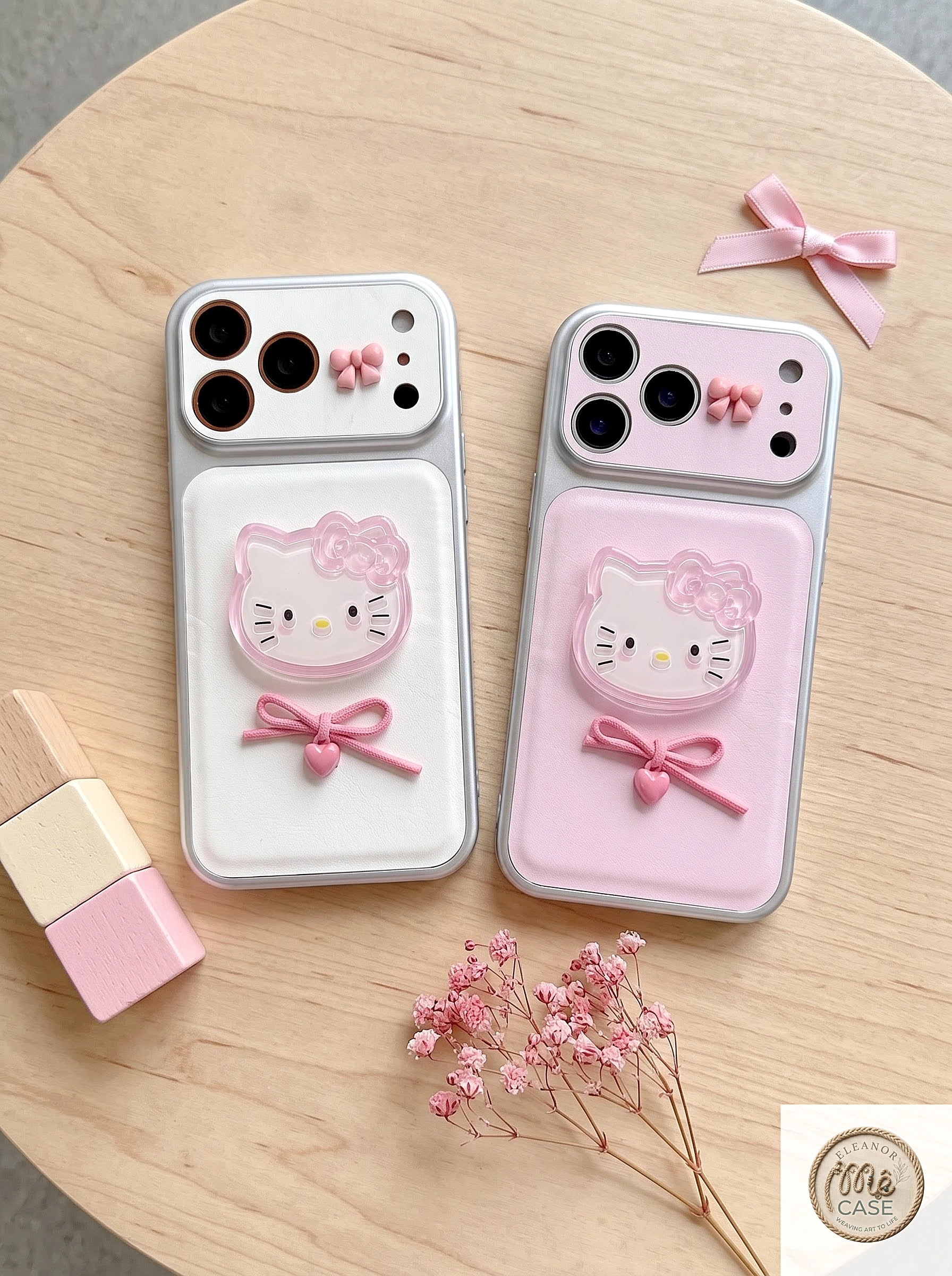 MÃ 80. Ốp Lưng Iphone _ Bộ Ốp Lưng Hello Kitty 3D