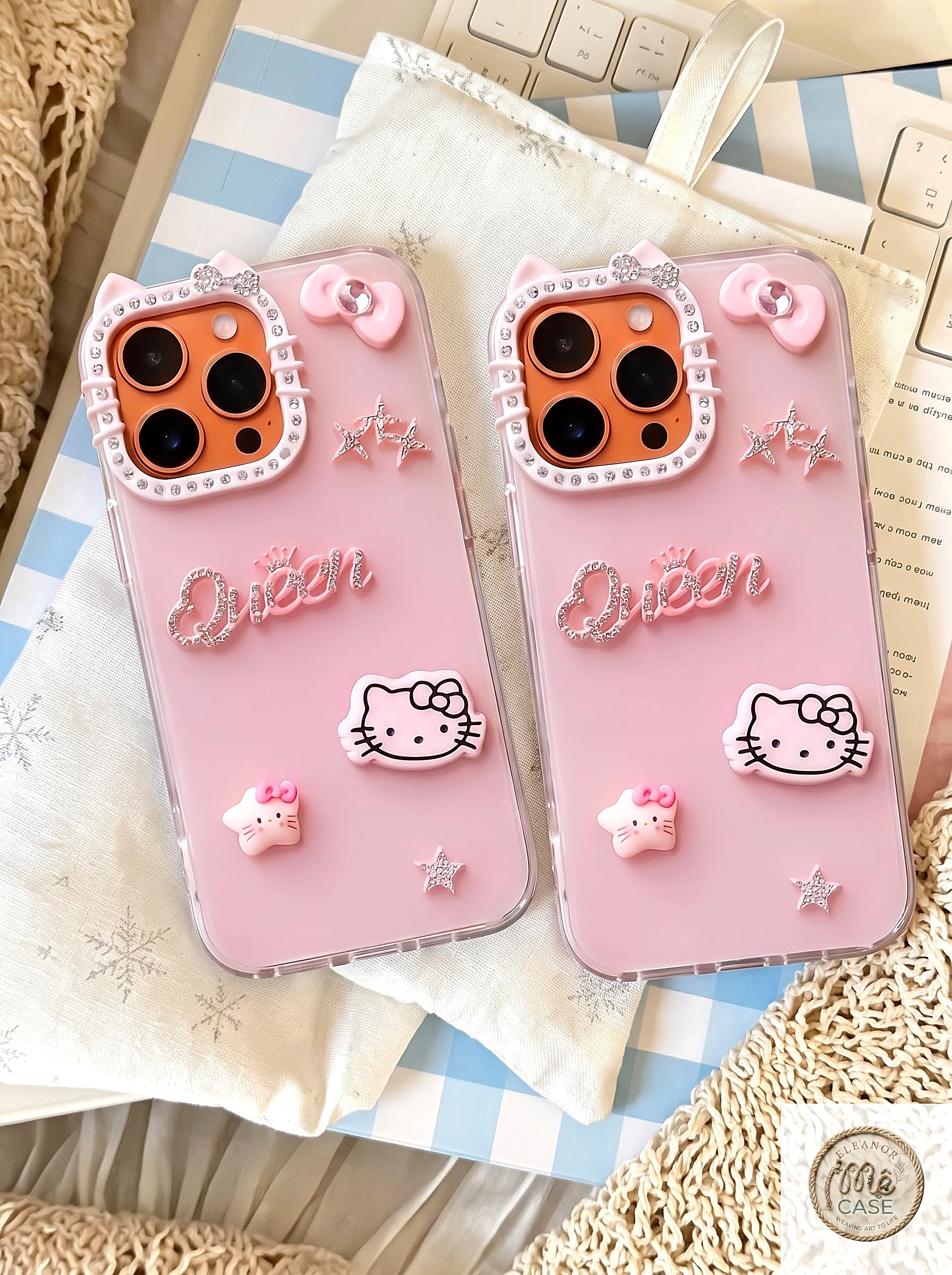 Ốp Lưng Iphone Queen Kitty Dễ Thương