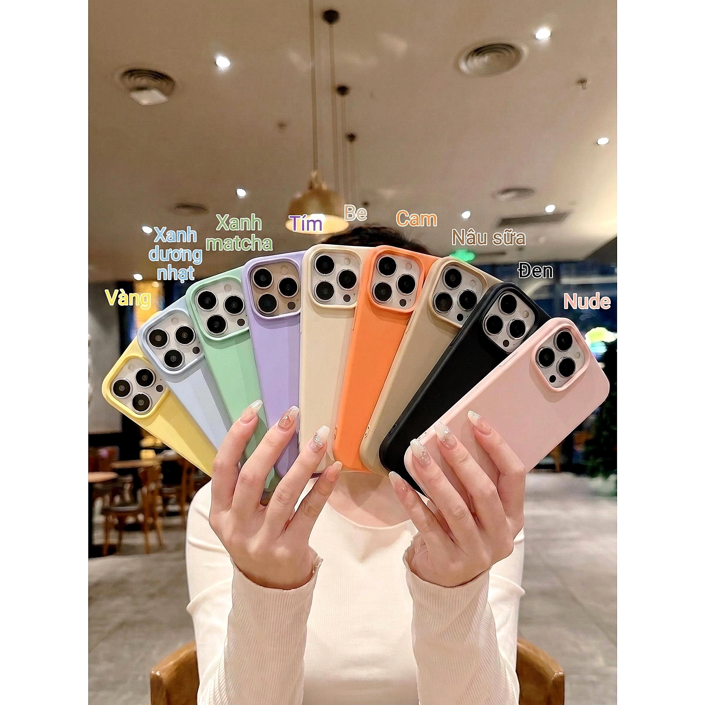 Ốp Lưng iPhone Chống Bẩn Mịn Nhiều Màu Bảo Vệ Camera Toàn Diện1 - mê case
