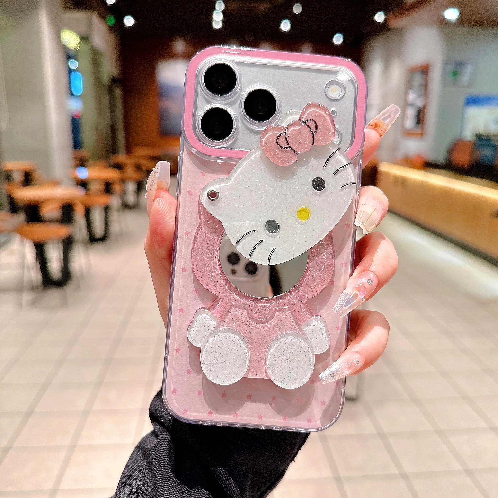 Ốp Lưng iPhone Hello Kitty 3D  Chống Va Đập Màu Pastel - Mê case