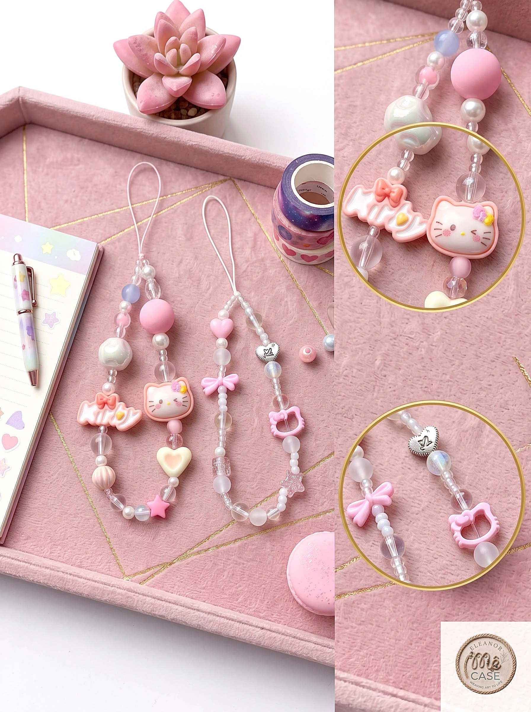 COMBO 2 DÂY ĐEO ĐIỆN THOẠI SIÊU DỄ THƯƠNG_ Mê CaSe