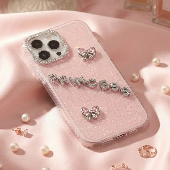 Ốp Lưng Iphone Đính Chữ Đá_