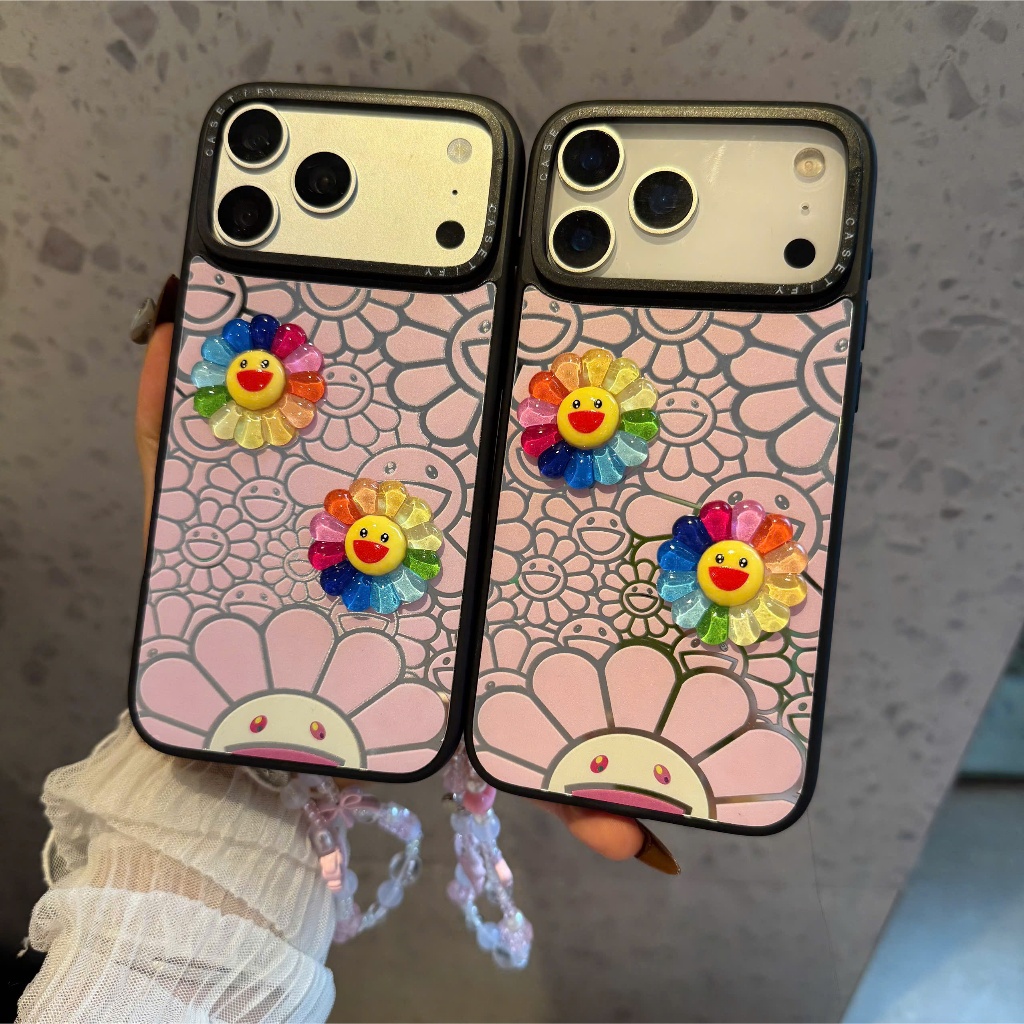 Ốp Lưng Iphone Hoa Cười Hồng- Năng lượng Tích Cự Cho Ngày Mới🌈