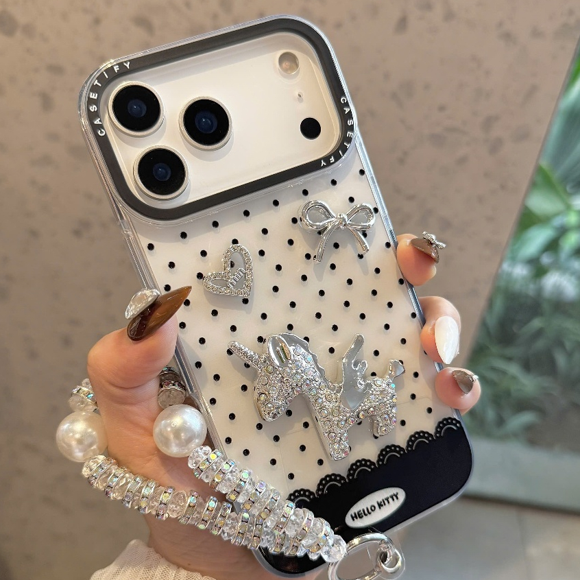 ✨ Ốp Lưng Iphone Ốp Lưng Kỳ Lân Lấp Lánh Sang Xịn - Crystal Unicorn Chic🦄