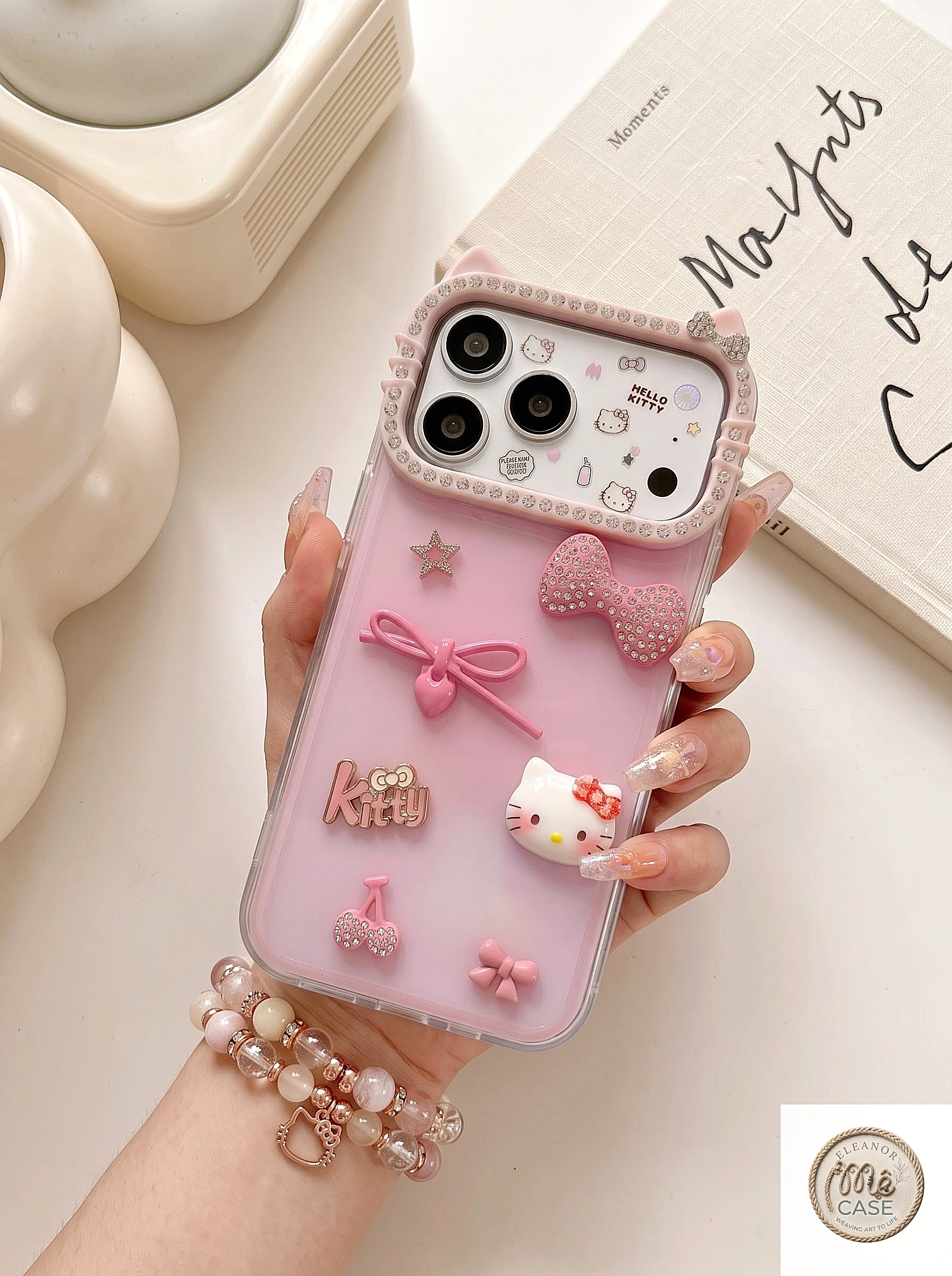 MÃ 70. Ốp Lưng iPhone Cute Candy Kitty - Cầm Là Thích - Dùng Là Phê