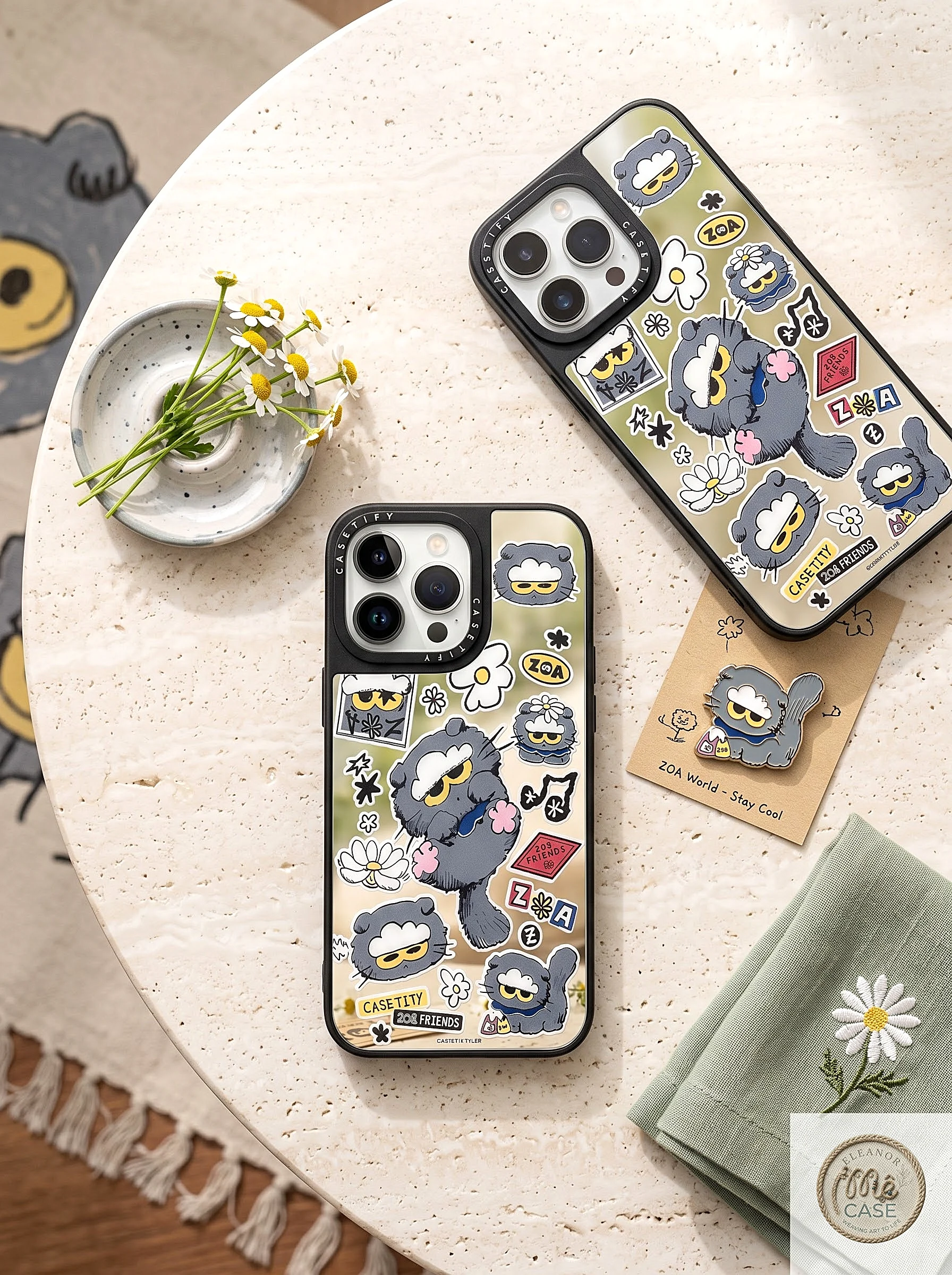 MÃ 32. Ốp Lưng Mèo Mặt Ngốc Vô Tri Cho iPhone - Case Điện Thoại Độc Đáo Ngộ Nghĩnh