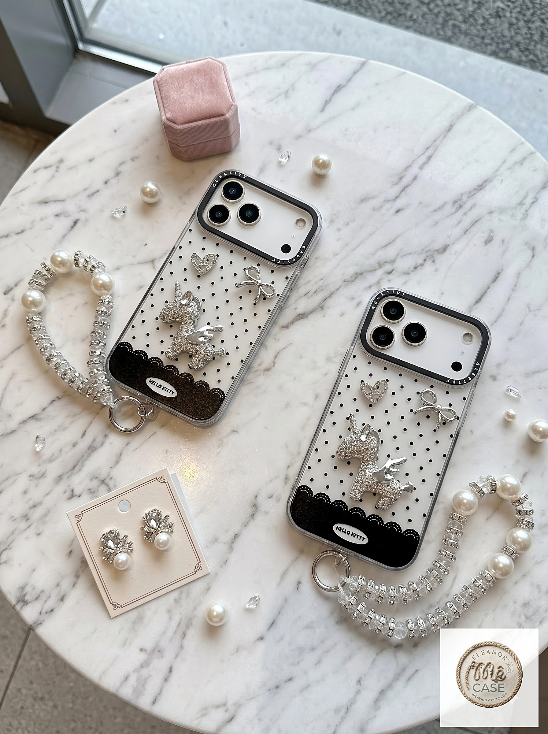 ✨ Ốp Lưng Iphone Ốp Lưng Kỳ Lân Lấp Lánh Sang Xịn - Crystal Unicorn Chic🦄