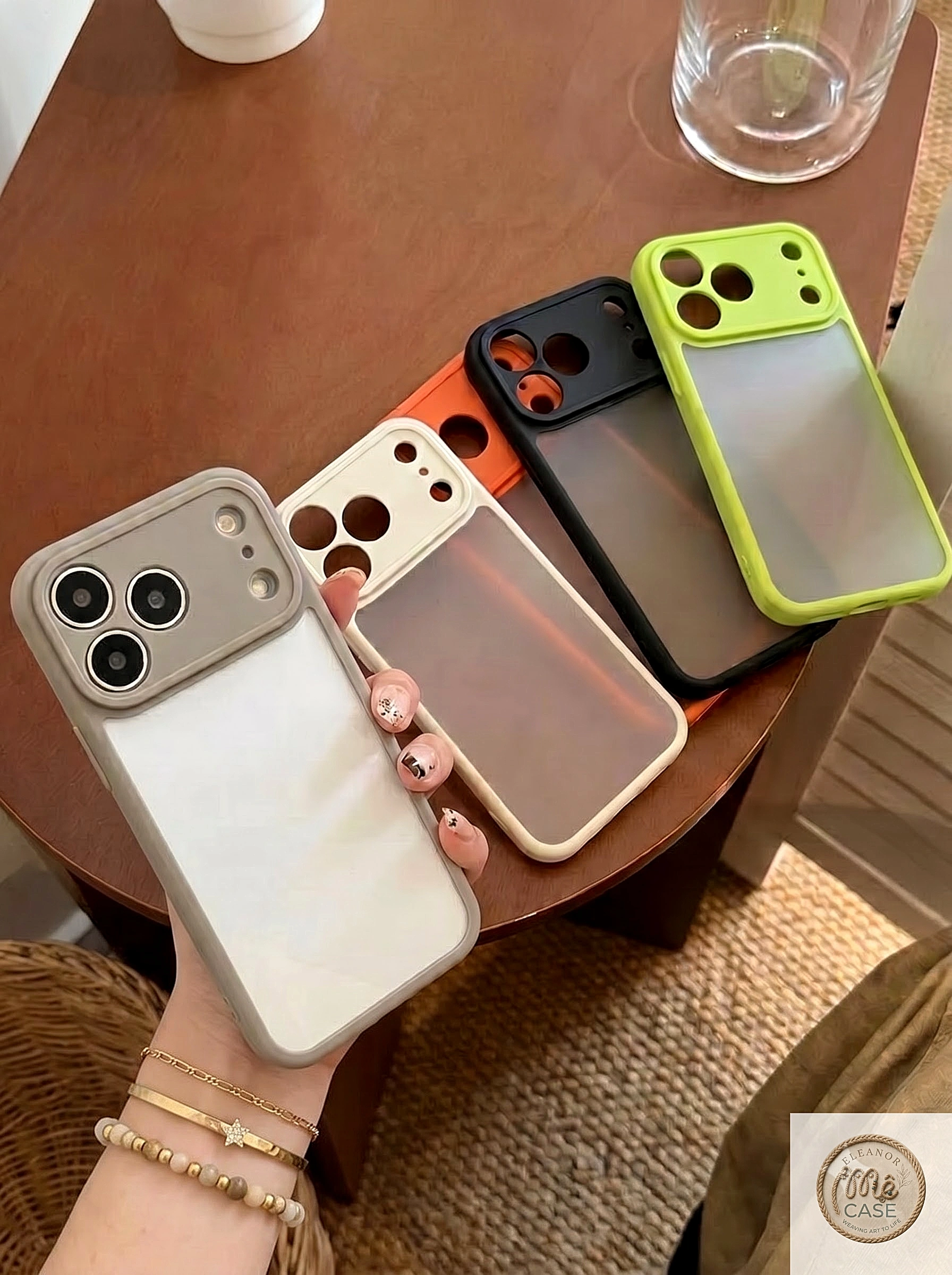 Ốp Lưng IPHONE Viền Màu Mặt Nhám Mờ Cao Cấp Chống Bám Vân Tay - Tản Nhiệt-Chống Sốc