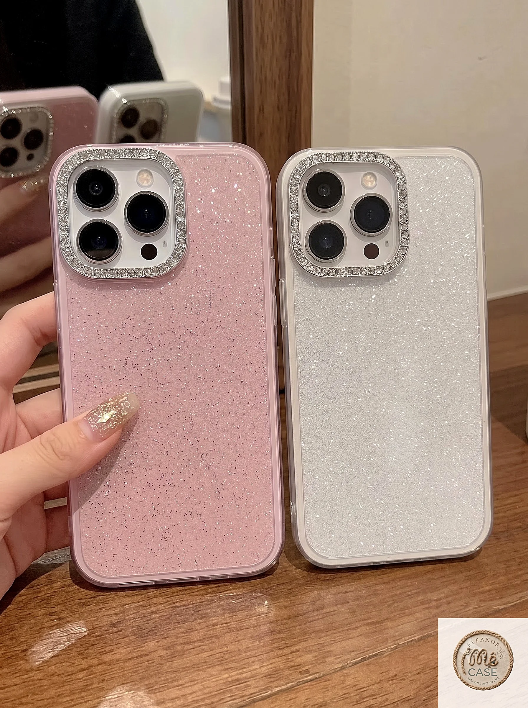 Ốp Lưng iPhone Nhũ Cát Mịn
