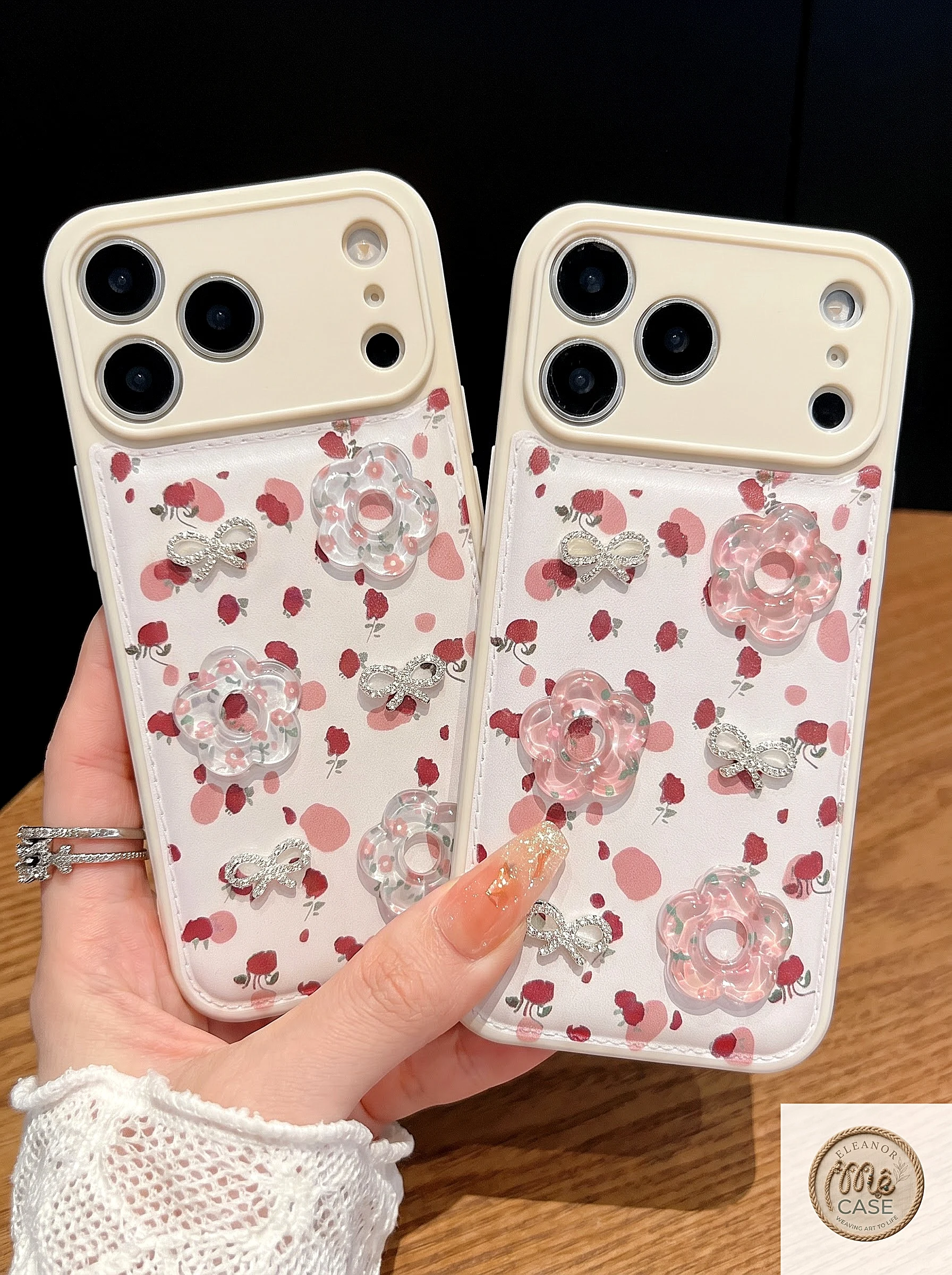 Ốp Lưng Iphone Hoa Pha Lê