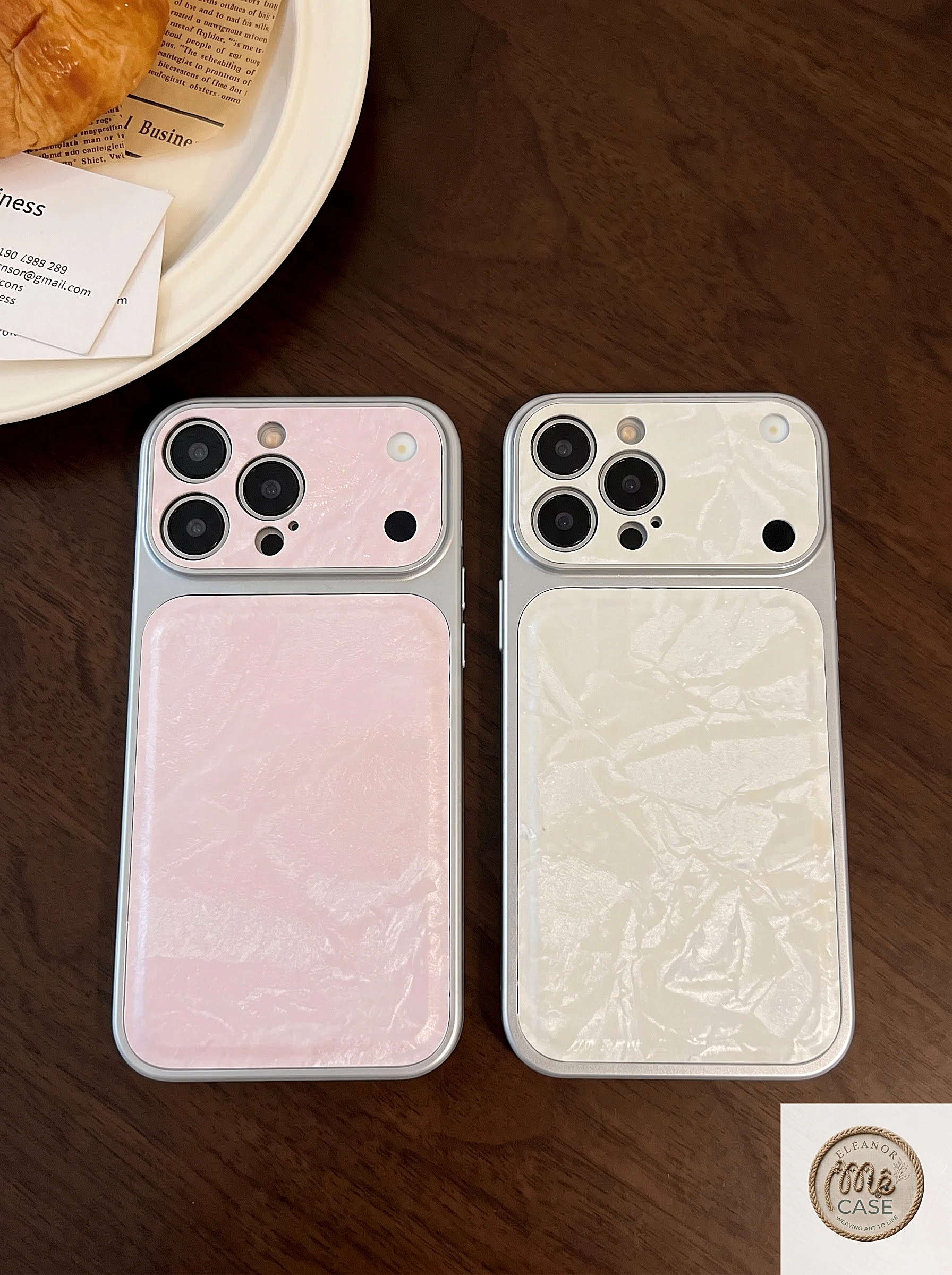 MÃ 50. Ốp Lưng Iphone Viền Thép Phối Da Cao Cấp
