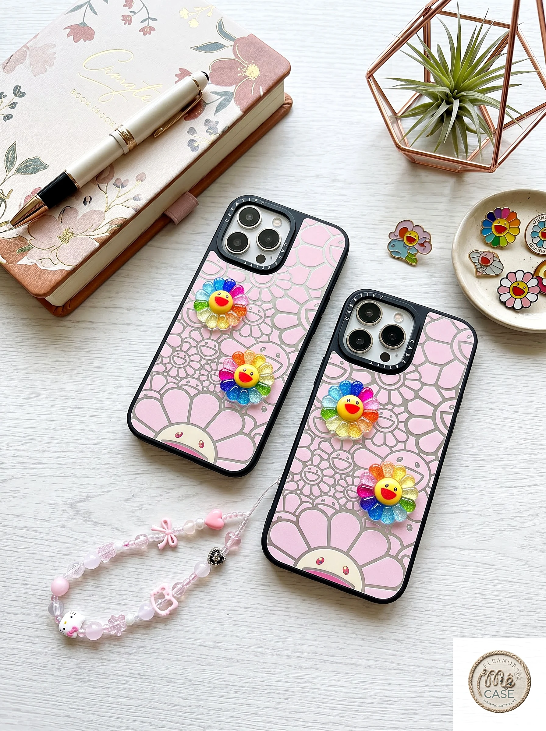 MÃ 72. Ốp Lưng Iphone Hoa Cười Hồng- Năng lượng Tích Cực Cho Ngày Mới🌈