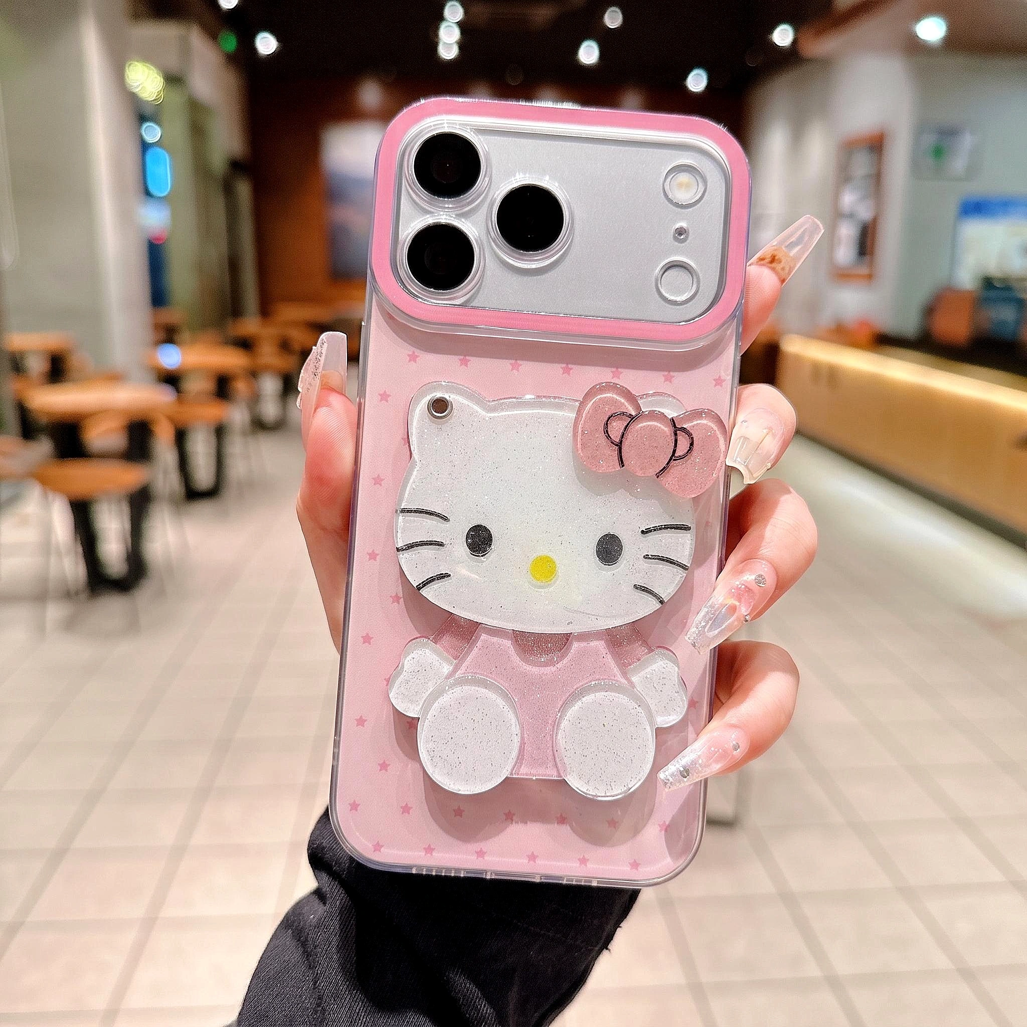 Ốp Lưng iPhone Hello Kitty 3D  Chống Va Đập Màu Pastel - Mê case