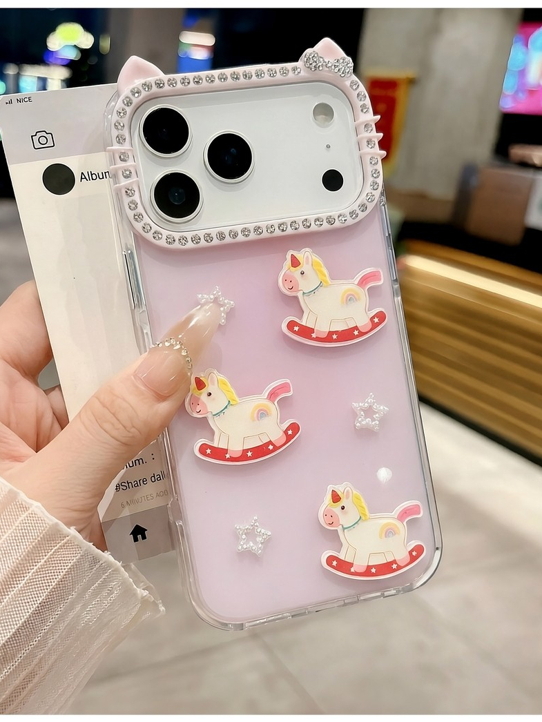 ỐP LƯNG IPHONE NGỰA GỖ DREAMY UNICORN – ĐÁNH THỨC SỰ ĐÁNG YÊU TRONG BẠN! ✨
