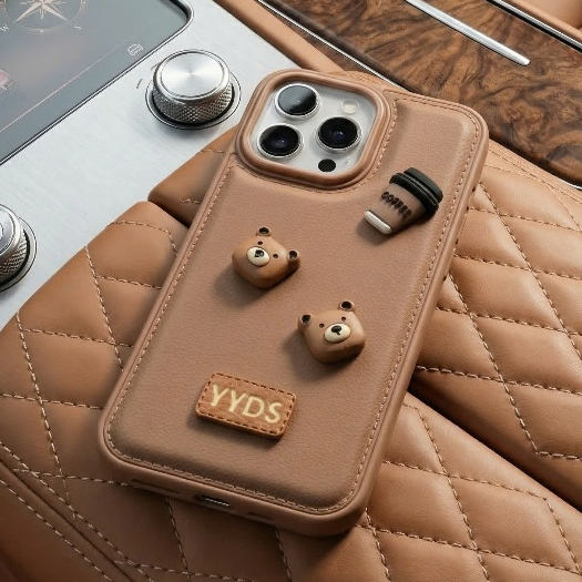ỐP LƯNG IPHONE GẮN CHARM SANG TRỌNG 🐻🐉 -CLASSY CHARM COLLECTION 💎🖤