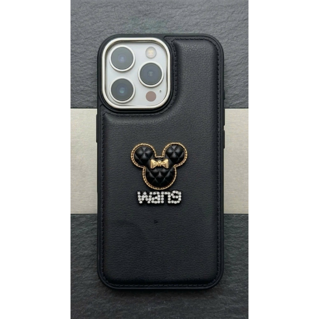ỐP LƯNG IPHONE GẮN CHARM SANG TRỌNG 🐻🐉 -CLASSY CHARM COLLECTION 💎🖤