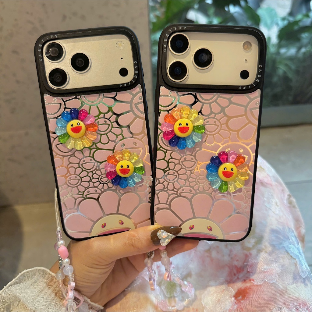 Ốp Lưng Iphone Hoa Cười Hồng- Năng lượng Tích Cự Cho Ngày Mới🌈