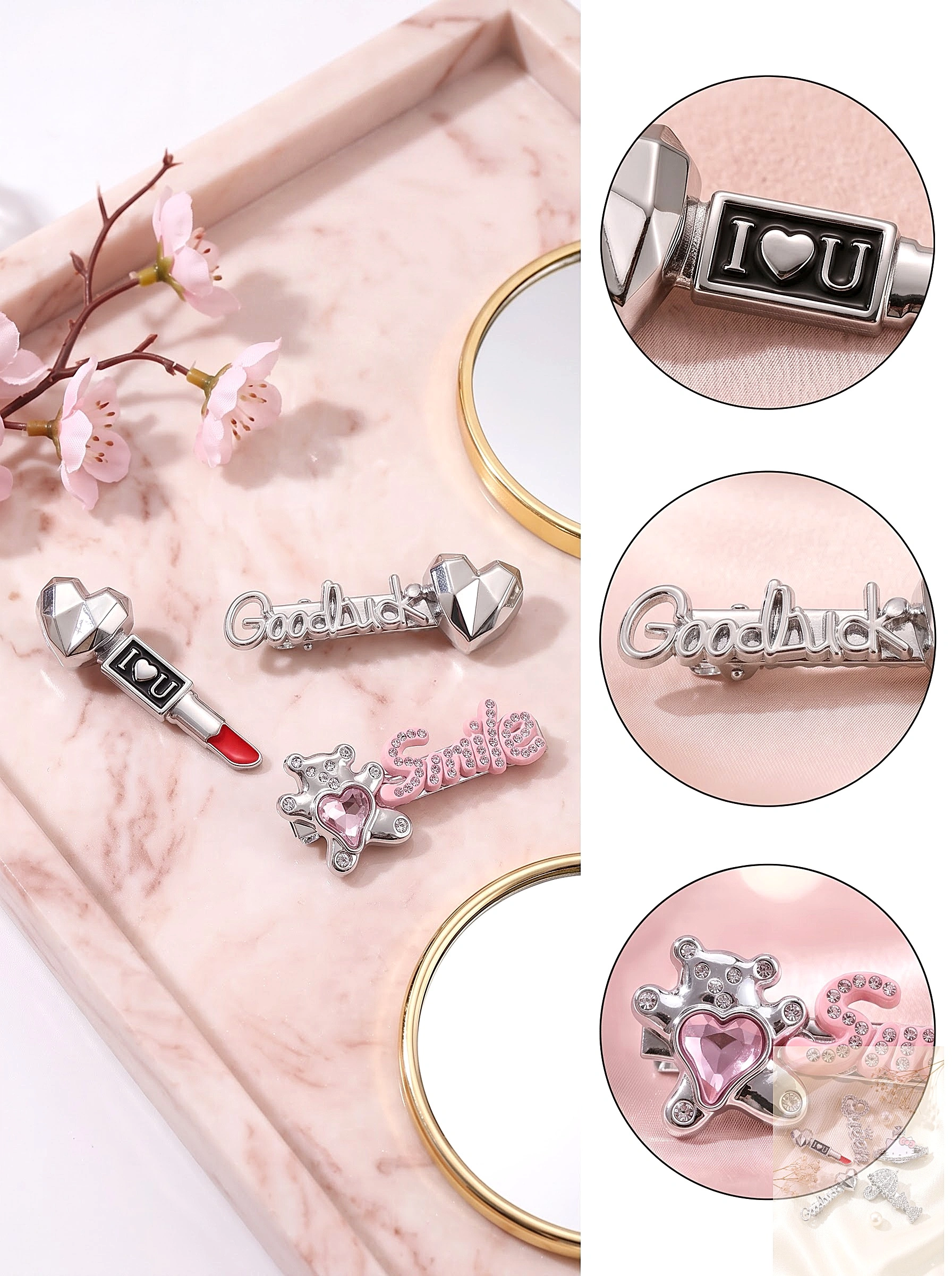 COMBO 3 KẸP TÓC SIÊU DỄ THƯƠNG_Mê CaSe