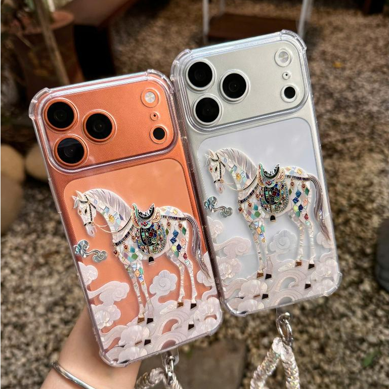 Ốp Lưng Iphone Thiên Mã Đạp Vân - Full Mã Thường/Pro/ProMax