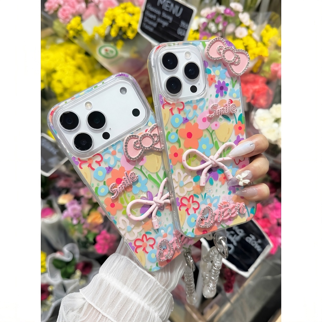 Ốp Lưng iPhone Nơ Hoa Rực Rỡ - Mùa Hè Vui Tươi