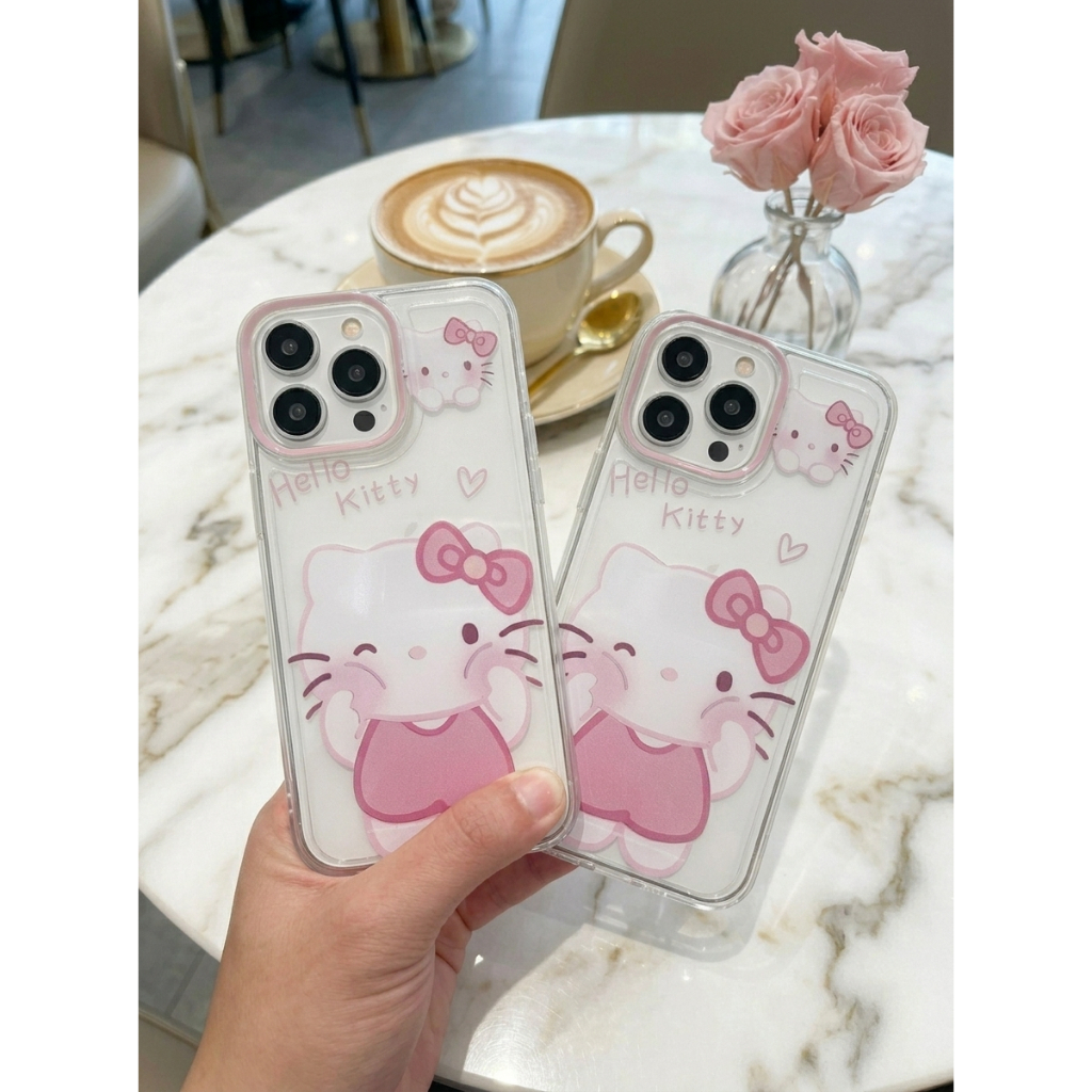 Ốp Lưng iPhone Kitty Cute Hồng