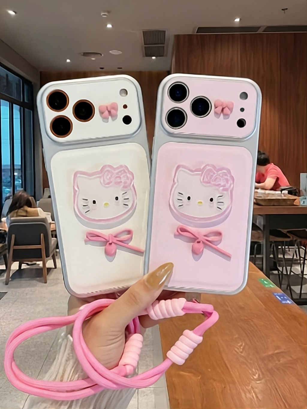 Ốp Lưng Iphone _ Bộ Ốp Lưng Hello Kitty 3D