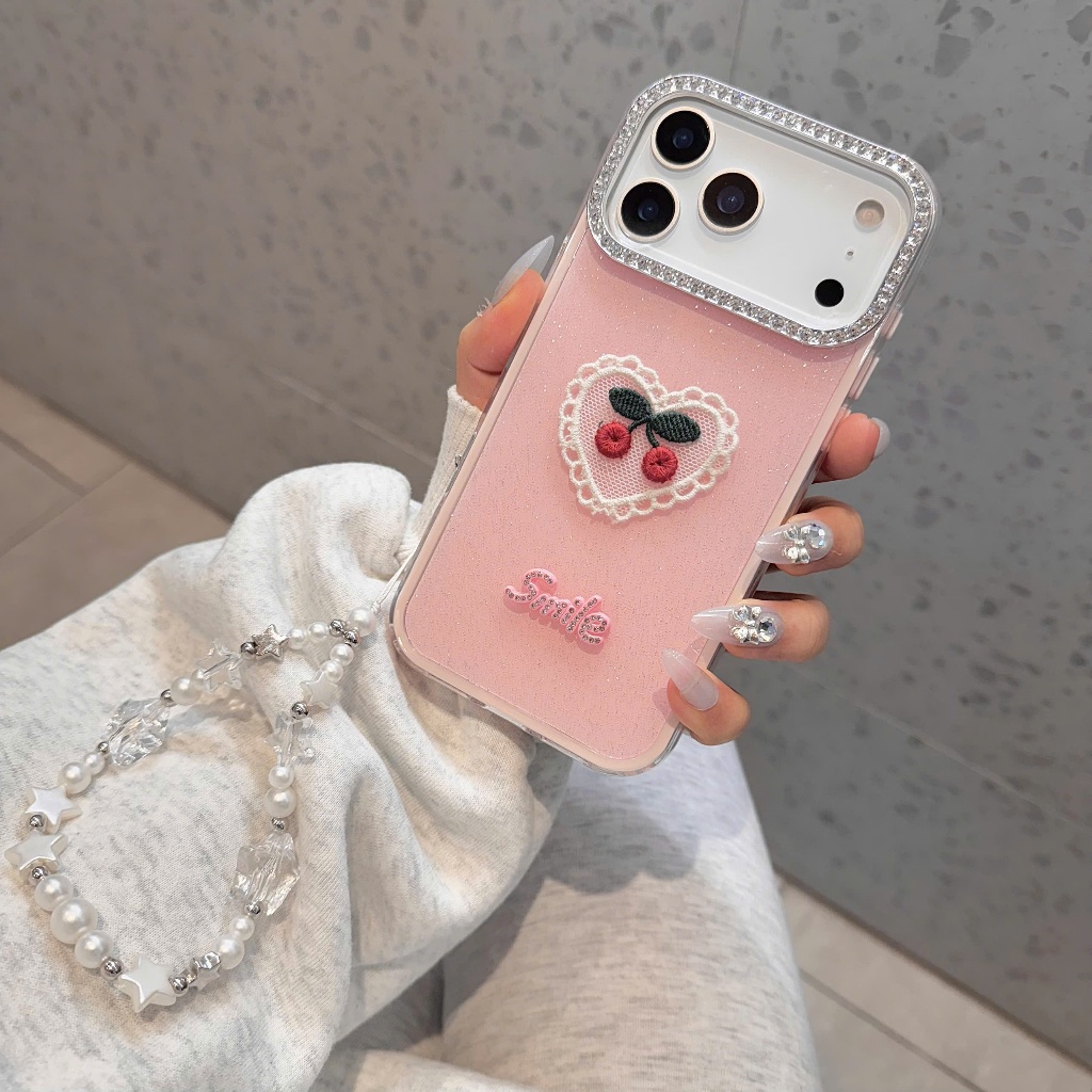 🌸  ỐP LƯNG IPHONE CHERRY PHONG CÁCH HÀN QUỐC CỰC CUTE  _ CHERRY KAWAII CASE  🍒✨