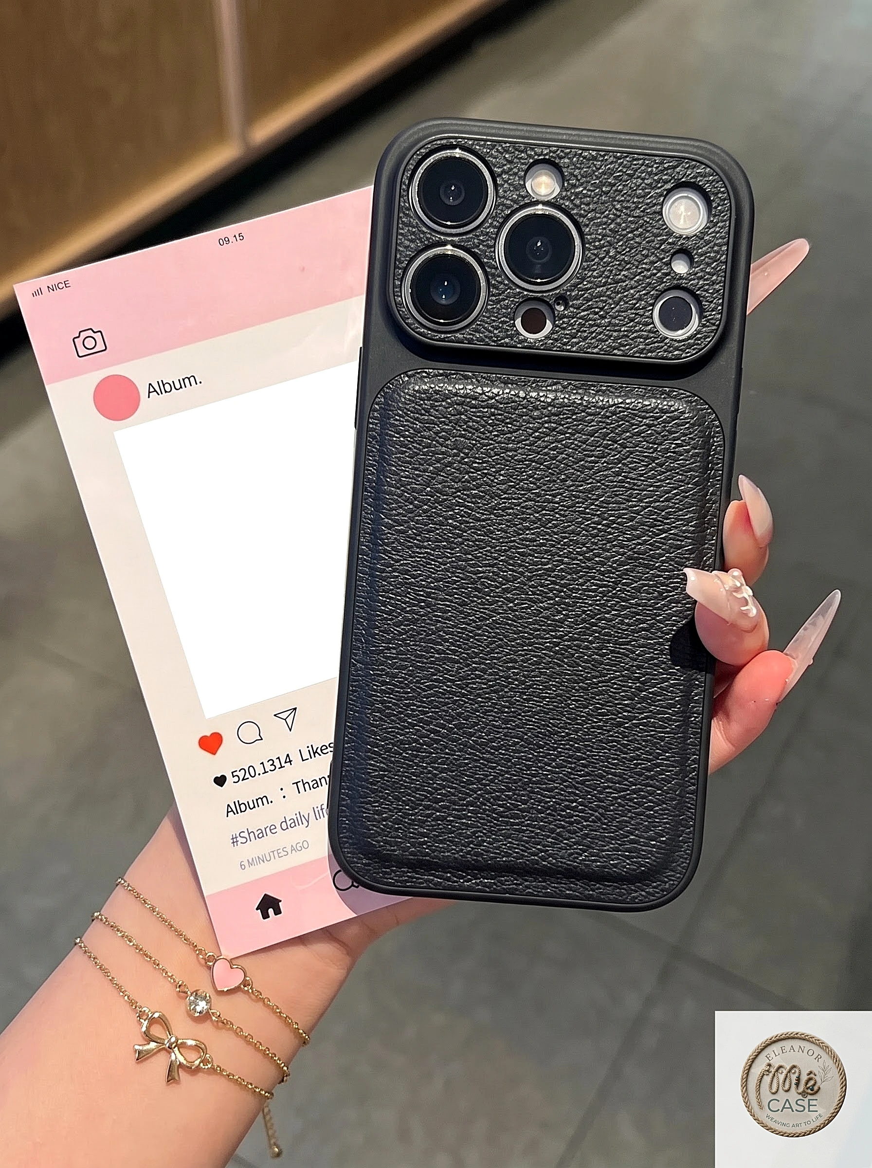 MÃ 44. Ốp Lưng iPhone Vân Da Hàng Loại 1 Minimal Leather - Thấy Là Sang , Dùng Là Mê