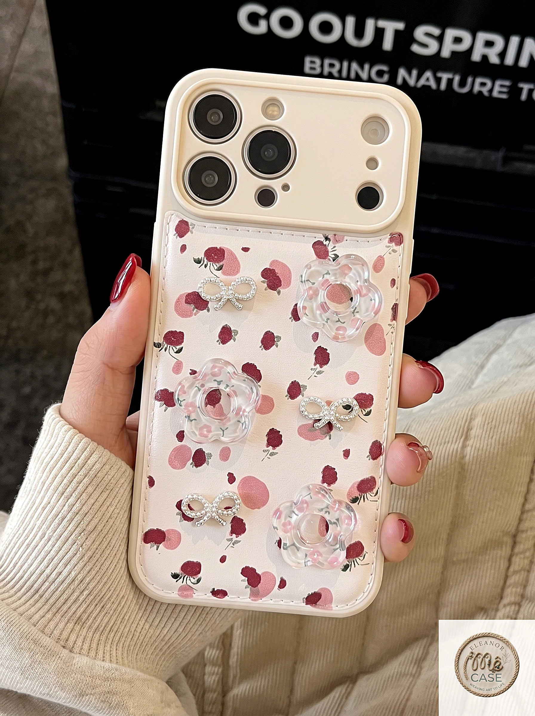 Ốp Lưng Iphone Hoa Pha Lê