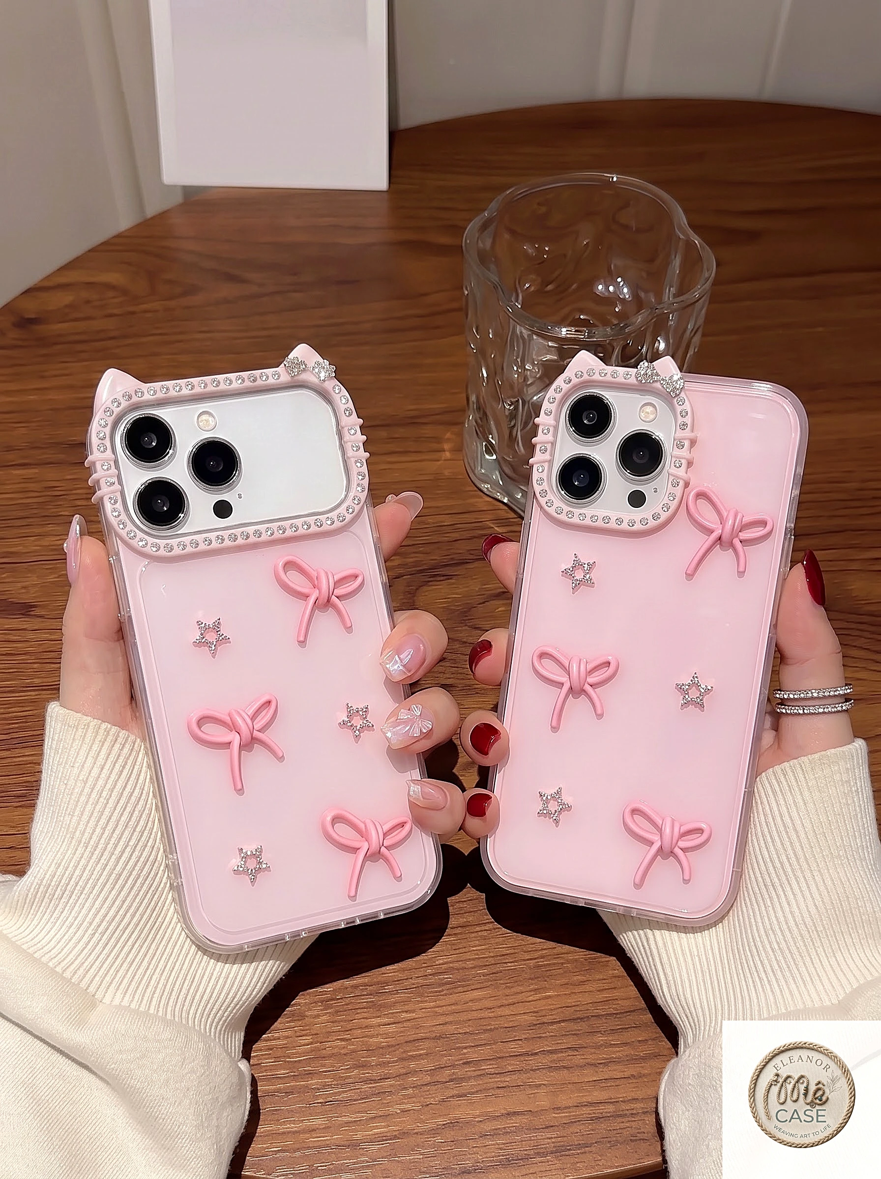MÃ 71. Ốp Lưng iPhone Tai Mèo Nơ Xinh