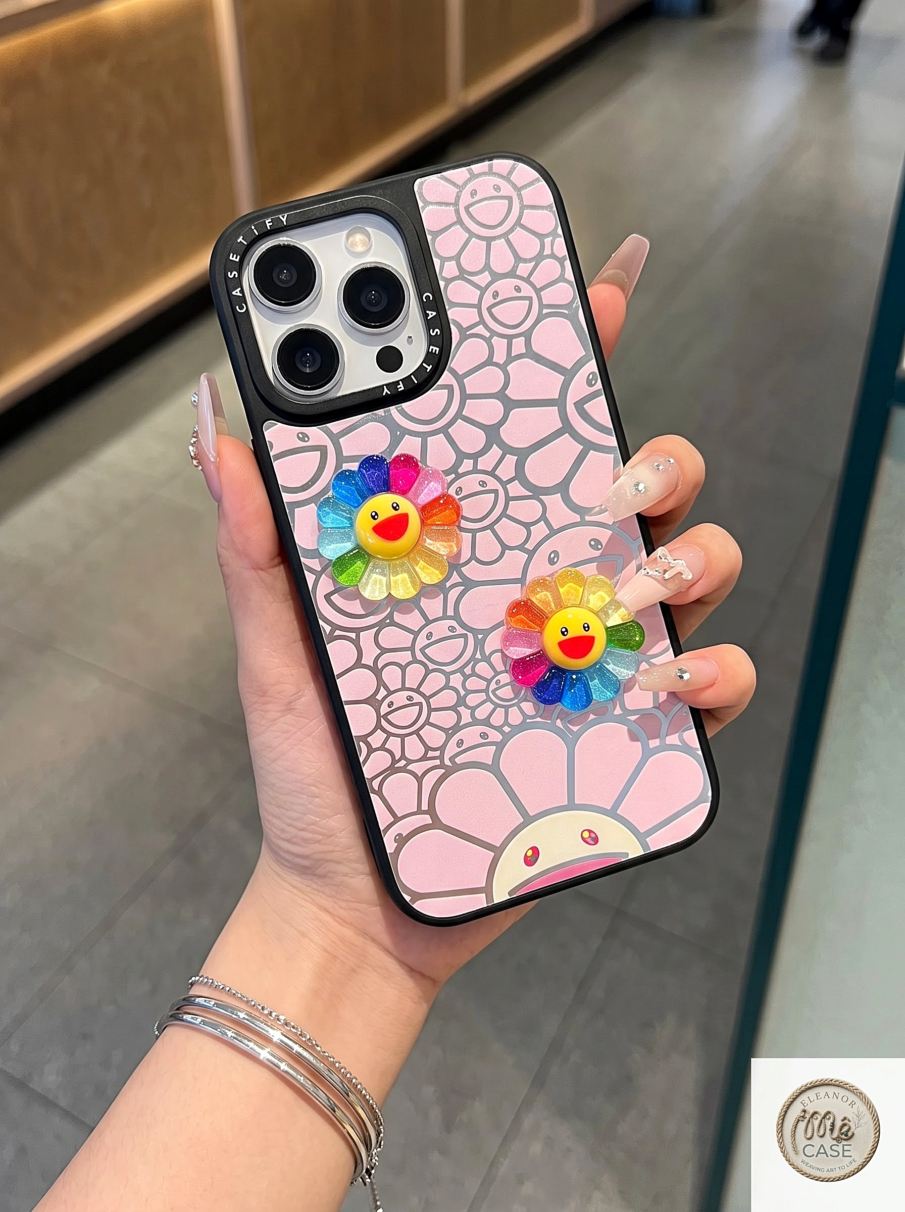 MÃ 72. Ốp Lưng Iphone Hoa Cười Hồng- Năng lượng Tích Cực Cho Ngày Mới🌈