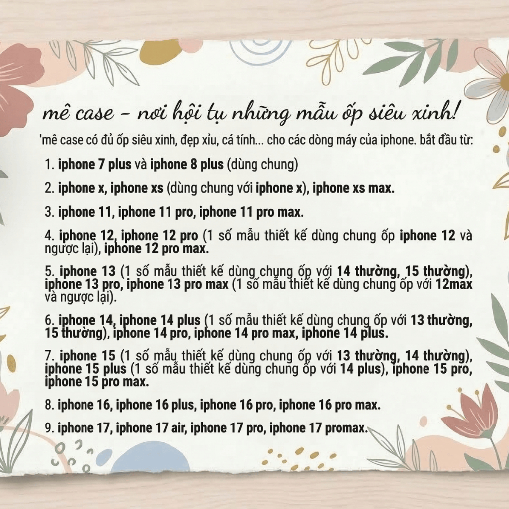 [ TÚI MÙ NHÂN PHẨM ] Combo 3 Ốp Điện Thoại Đính Charm 3D Cao Cấp Thủ Công Mê CaSe - Test Nhân Phẩm
