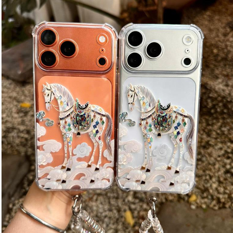 Ốp Lưng Iphone Thiên Mã Đạp Vân - Full Mã Thường/Pro/ProMax