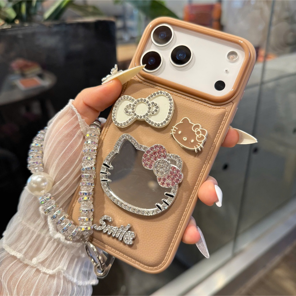 Ốp Lưng Iphone Brown Babe kitty - Nâu Tiểu Thư