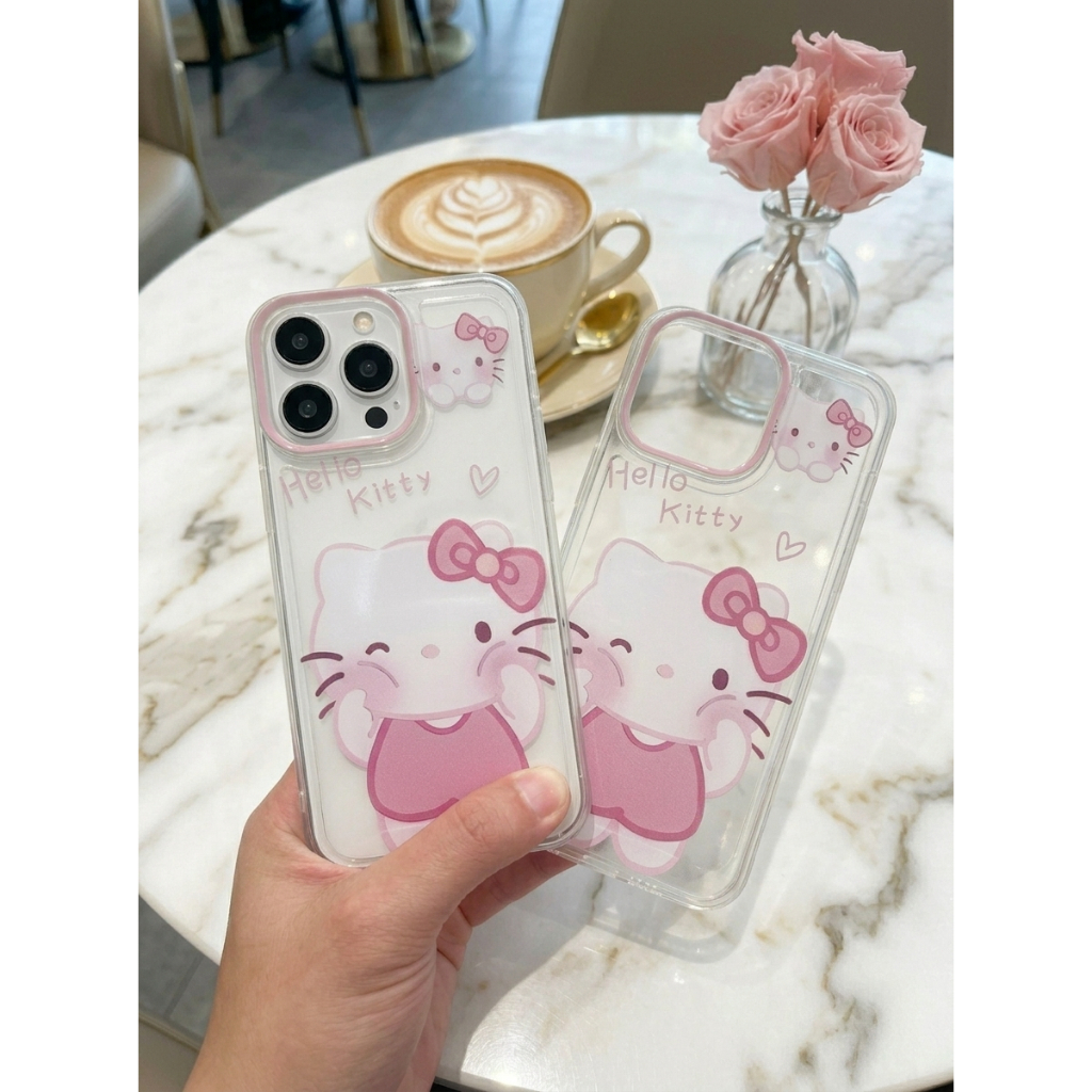 Ốp Lưng iPhone Kitty Cute Hồng